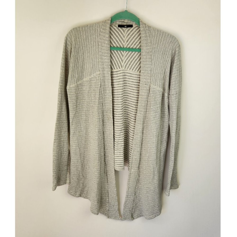 Jarbo Striped Lightweight Open Front Cardigan sz S
